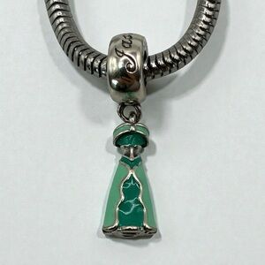 Authentic Pandora Disney Princess Jasmine Dress Dangle Charm
